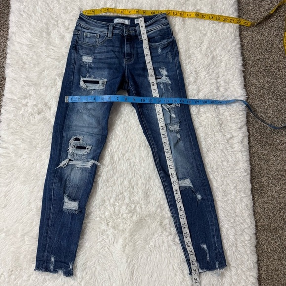 KanCan Mid Rise Ankle Skinny Jeans Size 00 - Picture 13 of 13